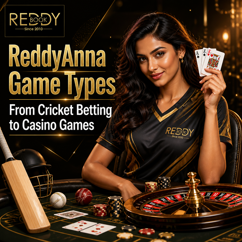 ReddyAnna game types - Cricket betting to Casino