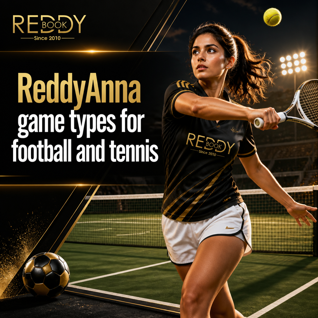 ReddyAnna game types - football and tennis